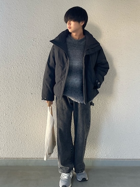「ADAMASTE（アダマスト）のアイテム（ジャケット/アウター）」を使った、hide158さん（メンズ・158cm）の冬コーディネート