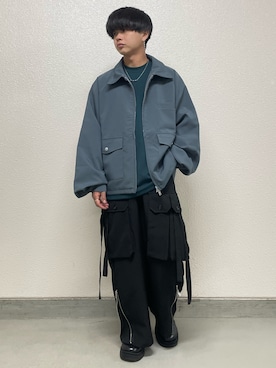 「epnok（エプノック）のアイテム（アクセサリー）」を使った、hide158さん（メンズ・159cm）の春コーディネート