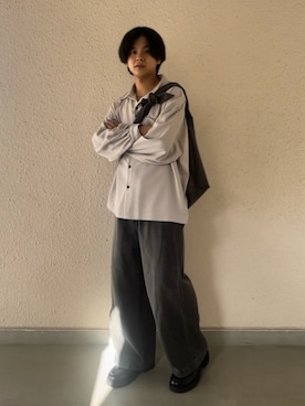 「CIASENSE（シアセンス）のアイテム（ショルダーバッグ）」を使った、hide158さん（メンズ・158cm）の春コーディネート