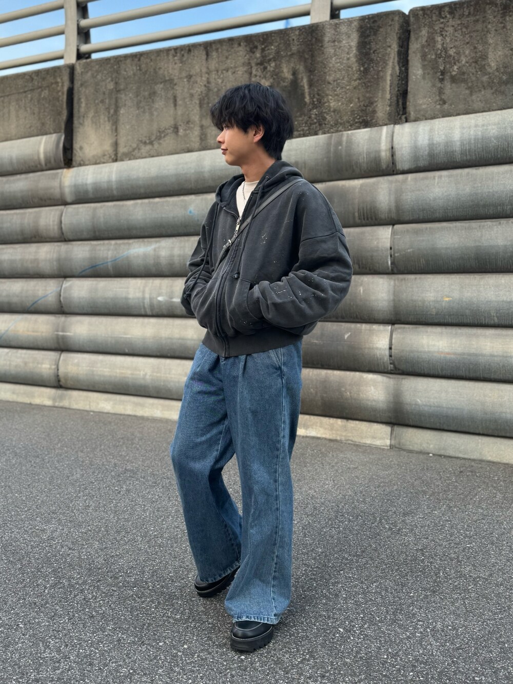    JEANS パーカー XL5枚セット バックラインストーンクロス ZIPパーカー | VOLCAN&APHRODITE