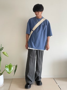 「Ellno Loset（エルノロゼット）のアイテム（ブレスレット）」を使った、hide158さん（メンズ・158cm）の春コーディネート