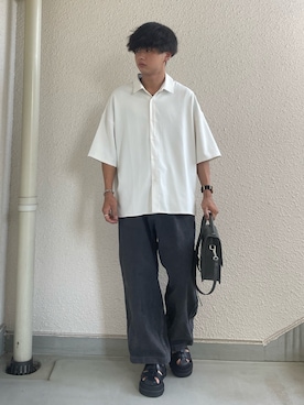 「Ellno Loset（エルノロゼット）のアイテム（ブレスレット）」を使った、hide158さん（メンズ・158cm）の夏コーディネート