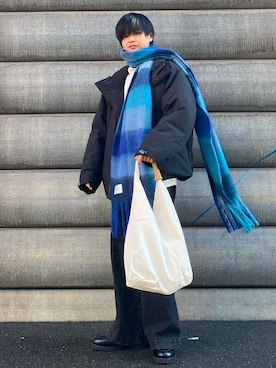 「ADAMASTE（アダマスト）のアイテム（ジャケット/アウター）」を使った、hide158さん（メンズ・158cm）の冬コーディネート