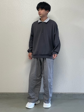 「ASTRONOMY（アストロノミー）のアイテム（スウェット）」を使った、hide158さん（メンズ・159cm）の春コーディネート