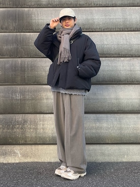 「ADAMASTE（アダマスト）のアイテム（ジャケット/アウター）」を使った、hide158さん（メンズ・158cm）の冬コーディネート