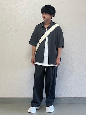 「ADAMASTE（アダマスト）のアイテム（スニーカー）」を使った、hide158さん（メンズ・158cm）の春コーディネート