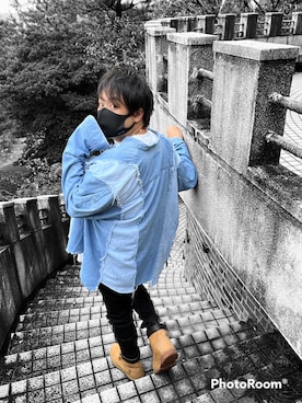 「DISCOVERED（ディスカバード）のアイテム（トップス）」を使った、raosukeさん（メンズ・182cm）の冬コーディネート
