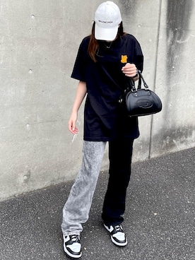 「UNDEFEATED （アンディフィーテッド）のアイテム（トップス）」を使った、saraさん（レディース・166cm）の冬コーディネート