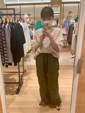「ARMY TWILL（アーミーツイル）のアイテム」を使った、ほこさん（レディース・158cm）の春コーディネート
