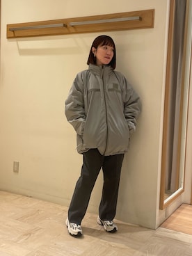 「TAION」｜「アイテム（アクセサリー）」を使った、ほこさん（レディース・158cm）の秋コーディネート