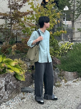 「アイテム（アクセサリー）」を使った、くもるさん（メンズ・166cm）の秋コーディネート