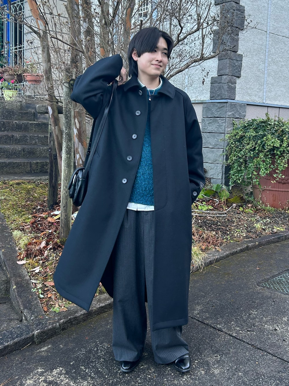 UNISEX》Super140s Prime-Over Melton Balmachan Coat/プライム