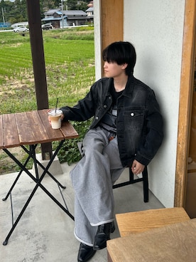 「アイテム（財布/小物）」を使った、くもるさん（メンズ・166cm）の秋コーディネート