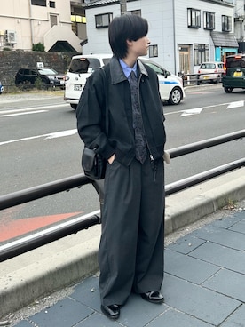 「アイテム（ブルゾン）」を使った、くもるさん（メンズ・166cm）の秋コーディネート