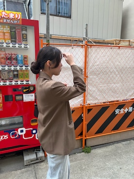 「Ada.（エイダ）のアイテム（ジャケット/アウター）」を使った、cañónさん（レディース・162cm）の春コーディネート
