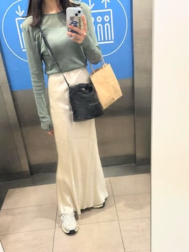 「ENOF（イナフ）のアイテム」を使った、anriさん（レディース・160cm）の夏コーディネート