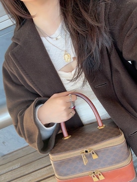 「アイテム（ドレス）」を使った、ムツミさん（レディース・162cm）の冬コーディネート