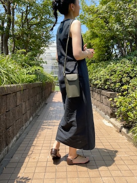 「GIUSEPPE ZANOTTI DESIGN（ジュゼッペザノッティデザイン）のアイテム（サンダル）」を使った、kikuchiさん（レディース・168cm）の夏コーディネート