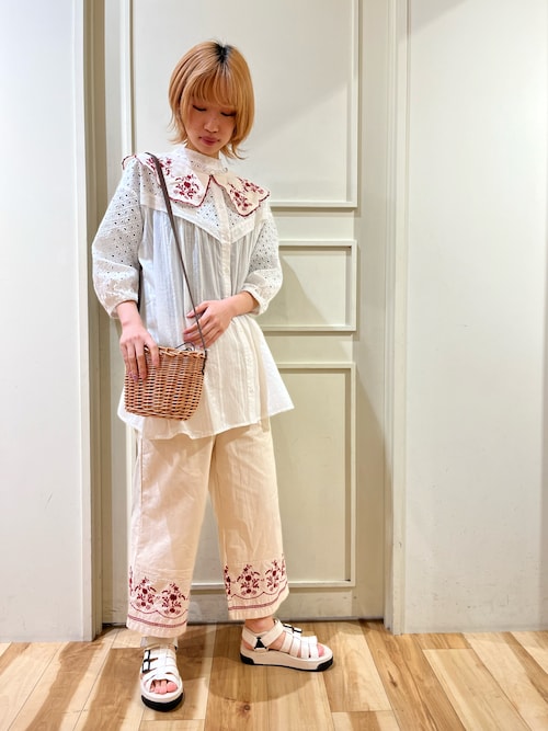 Katie LOOKING GLASS blouse jacket オフホワイト