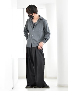 「アイテム（ピアス（片耳用））」を使った、y_Oさん（メンズ・168cm）の春コーディネート