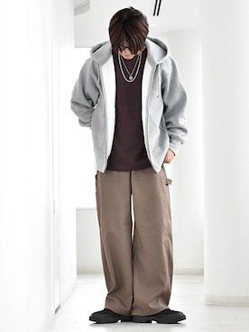 「GU（ジーユー）のアイテム」を使った、y_Oさん（メンズ・168cm）の春コーディネート