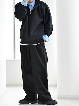 「アイテム（タンクトップ）」を使った、y_Oさん（メンズ・168cm）の秋コーディネート