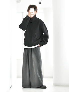 「アイテム（タンクトップ）」を使った、y_Oさん（メンズ・168cm）の冬コーディネート