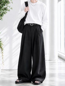 「SBG（エスビー）のアイテム」を使った、y_Oさん（メンズ・168cm）の秋コーディネート