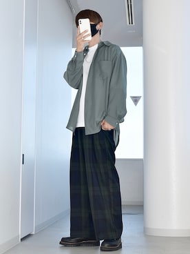 「CREARE -LINO-（クレアーレリノ）のアイテム（アクセサリー）」を使った、y_Oさん（メンズ・168cm）の秋コーディネート