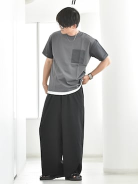 「ikka（イッカ）のアイテム」を使った、y_Oさん（メンズ・168cm）の夏コーディネート