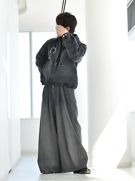 「アイテム（ブルゾン）」を使った、y_Oさん（メンズ・168cm）の秋コーディネート