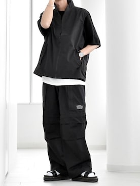 「RUUBON（ルーボン）のアイテム（タンクトップ）」を使った、y_Oさん（メンズ・168cm）の春コーディネート