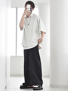 「RUUBON（ルーボン）のアイテム（タンクトップ）」を使った、y_Oさん（メンズ・168cm）の夏コーディネート