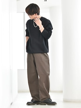 「アイテム（ピアス（片耳用））」を使った、y_Oさん（メンズ・168cm）の春コーディネート