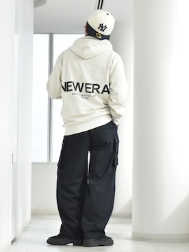 「アイテム（カーゴパンツ）」を使った、y_Oさん（メンズ・168cm）の秋コーディネート