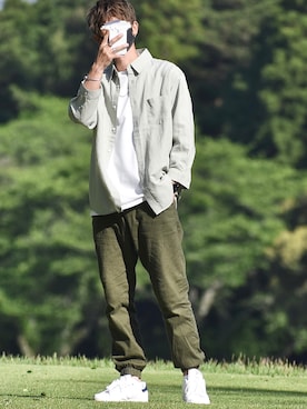 「URBAN RESEARCH Sonny Label（アーバンリサーチサニーレーベル）のアイテム（パンツ）」を使った、y_Oさん（メンズ・168cm）の春コーディネート