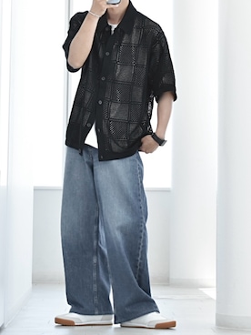 「GU」｜y_Oさん（メンズ・168cm）の夏コーディネート
