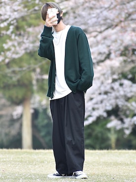 「TUTTU（トゥトゥ）のアイテム」を使った、y_Oさん（メンズ・168cm）の春コーディネート