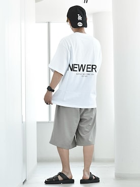 「NEWERA」｜y_Oさん（メンズ・168cm）の夏コーディネート