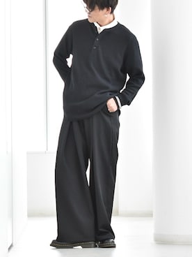 「PLST（プラステ）のアイテム」を使った、y_Oさん（メンズ・168cm）の春コーディネート