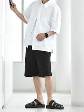 「アイテム（タンクトップ）」を使った、y_Oさん（メンズ・168cm）の夏コーディネート