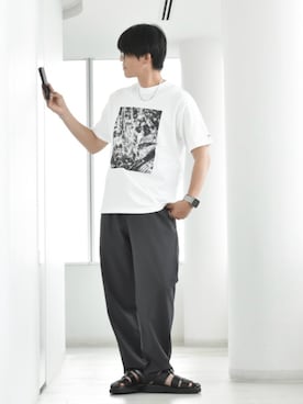 「ikka（イッカ）のアイテム」を使った、y_Oさん（メンズ・168cm）の夏コーディネート