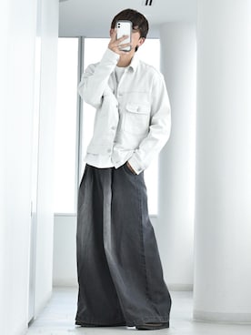 「PLST（プラステ）のアイテム」を使った、y_Oさん（メンズ・168cm）の冬コーディネート