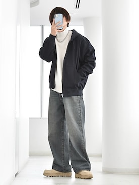 「アイテム（その他アウター）」を使った、y_Oさん（メンズ・168cm）の秋コーディネート