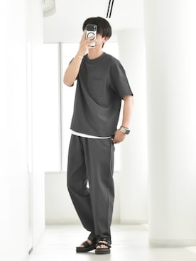「ikka（イッカ）のアイテム」を使った、y_Oさん（メンズ・168cm）の夏コーディネート