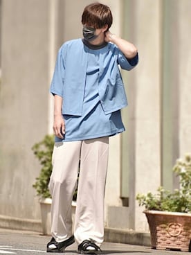 「CREARELINOコーデ」｜y_Oさん（メンズ・168cm）の夏コーディネート