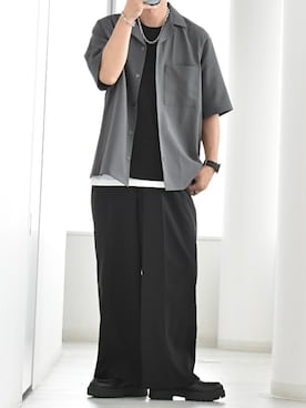 y_Oさん（骨格ナチュラル・メンズ・168cm）の秋コーディネート