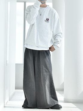 「アイテム（デニムパンツ）」を使った、y_Oさん（メンズ・168cm）の秋コーディネート