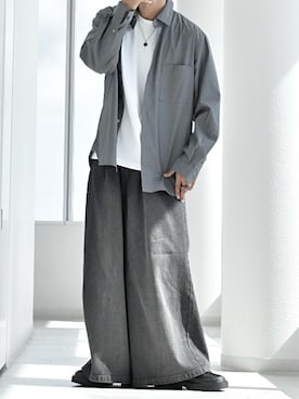 y_Oさん（骨格ナチュラル・メンズ・168cm）の秋コーディネート