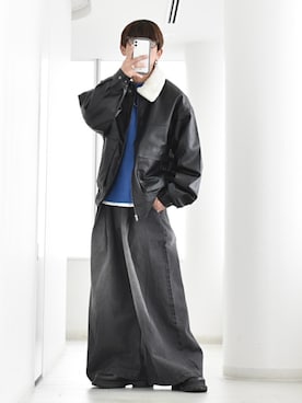 「Starting Over（スターティングオーバー）のアイテム」を使った、y_Oさん（メンズ・168cm）の冬コーディネート